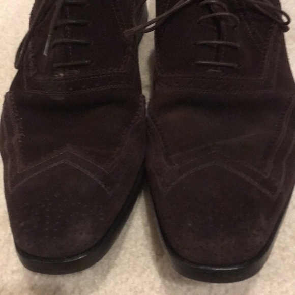 Men’s chocolate suede Prada loafers 8.5 - Picture 3 of 8